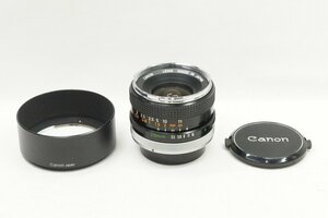 【適格請求書発行】Canon キヤノン FD 28mm F3.5 FDマウント 単焦点レンズ メタルフード付【アルプスカメラ】240318q