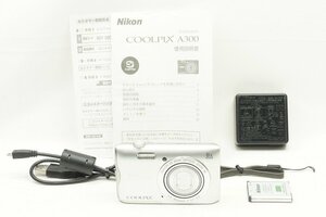 【適格請求書発行】ジャンク品 Nikon ニコン COOLPIX A300 コンパクトデジタルカメラ シルバー【アルプスカメラ】240221d