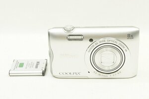【適格請求書発行】ジャンク品 Nikon ニコン COOLPIX A300 シルバー コンパクトデジタルカメラ【アルプスカメラ】240407j