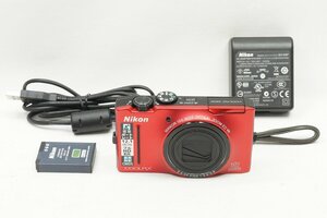 【適格請求書発行】訳あり品 Nikon ニコン COOLPIX S8100 コンパクトデジタルカメラ レッド【アルプスカメラ】240324p