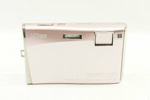 【適格請求書発行】ジャンク品 Nikon ニコン COOLPIX S60 ピンク コンパクトデジタルカメラ【アルプスカメラ】240407f