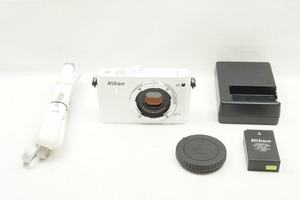 【適格請求書発行】美品 Nikon ニコン 1 J3 ボディ ミラーレス一眼カメラ ホワイト【アルプスカメラ】240510g