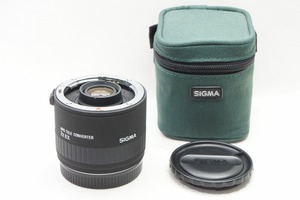 【適格請求書発行】美品 SIGMA シグマ APO TELE CONVERTER 2X EX Canon EFマウント テレコンバーター ケース付【アルプスカメラ】240517e