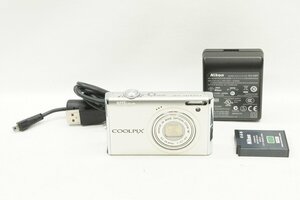 【適格請求書発行】訳あり品 Nikon ニコン COOLPIX S640 コンパクトデジタルカメラ シルバー【アルプスカメラ】240324n