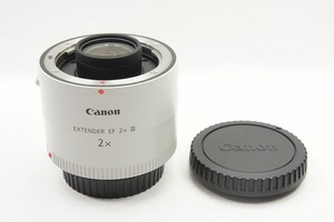 【適格請求書発行】美品 Canon キヤノン EXTENDER EF 2X III (3型) エクステンダー【アルプスカメラ】240530e
