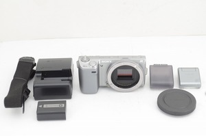 【適格請求書発行】良品 SONY ソニー NEX-5N ボディ ミラーレス一眼カメラ シルバー【アルプスカメラ】240415e