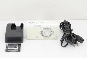 【適格請求書発行】CASIO カシオ EXILIM EX-ZR50 コンパクトデジタルカメラ ホワイト【アルプスカメラ】240407d