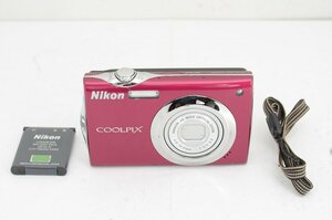 【適格請求書発行】ジャンク品 Nikon ニコン COOLPIX S4000 コンパクトデジタルカメラ レッド【アルプスカメラ】240417g