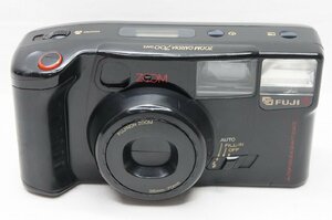 【アルプスカメラ】訳あり品 FUJIFILM フジフィルム ZOOM CARDIA 700 DATE ブラック 35mmコンパクトフィルムカメラ 220217c