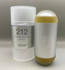 キャロライナヘレラ 212　香水　60ml(30ml×2)　残量約6～7割？　オードトワレ　CAROLINA HERRERA　EDT　L3601