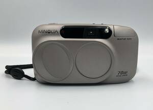 MINOLTA 70W RIVA ZOOM　フィルムカメラ　対応電池ない為、動作未確認　ミノルタ　リバ ズーム　コンパクトカメラ　LC