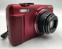 OLYMPUS オリンパス SH-21 RED　コンパクトデジタルカメラ　簡易動作確認済み　元箱・付属品付き　外観美品　LC3842_画像3