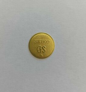 セイコー グランドセイコー GS メダル メダリオン 社外製 補修部品　金属無垢材　56 61