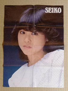  Matsuda Seiko новое время фильм дополнение постер Showa 56 год 5 месяц номер бесплатная доставка!