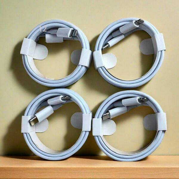 タイプC 4本2m iPhone 充電器 白 純正品質 白 品質 アイフォンケーブル ライトニングケーブル 急速 ライ(3gl)