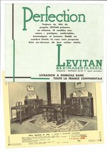 【フランス家具】LEVITAN　63;BD.MAGENTA.PARIS　パリ　1934年第2版　広告冊子付　レビタン　カタログ　建築　意匠【仏文】_画像3
