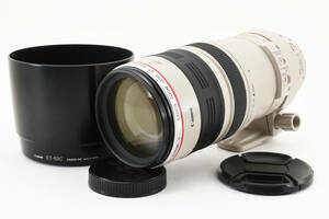 ☆外観美品☆ Canon キャノン キヤノン　EF 100-400mm F4.5-5.6 L IS USM　望遠レンズ ズーム　ET-83C　フード付き#559