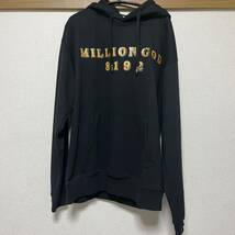 【未使用タグ付】ミリオンゴッド アナザーゴッドハーデス パーカー パチスロ メンズLサイズ 黒色 ブラック million GOD_画像4