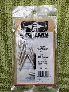 【新品】EASTON ACCシャフト用ポイント -39 100gr 1ダース