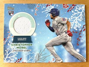 Topps 2023 Holiday クリストファー・モレル Christopher MOREL ルーキーカード レリック RC Relic シカゴ・カブス CUBS ROOKIE ジャージー