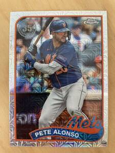 ピート・アロンソ SILVER PACK T89C-27 TOPPS 2024 SERIES 1 1988 chrome Pete Alonso シルバーパック NEW YORK Mets ニューヨーク・メッツ