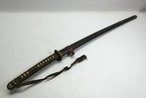 # Japan land army battle sward 98 type ..... guard on sword . leather sword . eyes nail .. nail is is not.