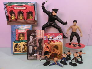  blues * Lee BRUCE LEE figure figure together set large amount many Vintage . small dragon kung fu ji-kndo-