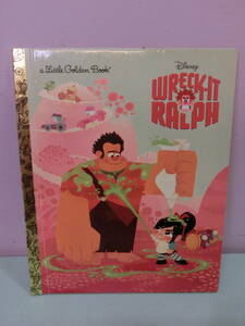 ディズニー 映画シュガーラッシュ◆洋書 絵本 24ページ◆2012年 ビンテージ 本 Wreck-It Ralph Pixar レック・イット・ラルフ