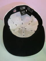 NFL アメフト◆レイダース RAIDERS ニューエラ 刺繍キャップ 帽子 56.8㎝ NEW ERA 59FIFTY ビンテージ_画像5