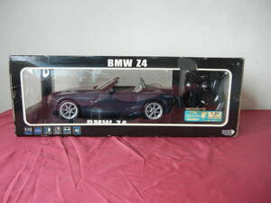 [ radio-controller ] unused BMW Z4 1/12 scale toy ko-8 -years old and more passing of years goods box with defect postage included 