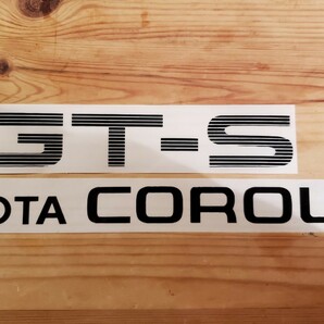 【送料無料!!】AE86 GT-S 北米仕様リアゲートステッカー デカール トレノ・レビン TOYOTA Corolla