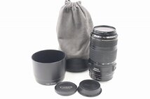 【行董】Canon キャノン 望遠レンズ IMAGE STABILIZER 70-300mm 1:4-5.6 φ58mm 収納袋付き 光学機器 レンズ 一眼カメラ AF099ABY62_画像1