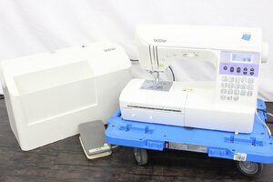 【行董】BROTHER Agneaud'or II CPS72 ブラザー ミシン ハンドクラフト 手工芸 フットペダル ケース付 通電確認済み AS550BOT84