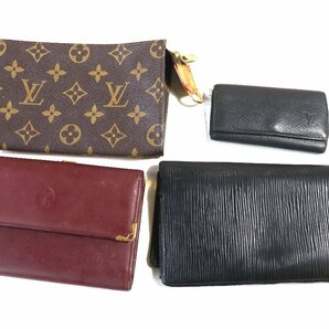 【ト足】CB000CAA13 Louis Vuitton ルイヴィトン フェラガモ Cartier カルティエ 他 鞄 ハンドバッグ 財布 他 まとめの画像3