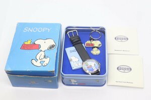 [to pair ] new goods unused FOCCIL Fossil PEANUTS Snoopy wristwatch LI2060 limitation 2000ps.@CA195CAA72