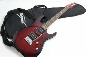 【ト静】 ★ Ibanez アイバニーズ GIO ストラトキャスタエレキギター ソフトケース付 弦楽器 楽器 音楽 中古現状品 画像参照 GC752GCG43