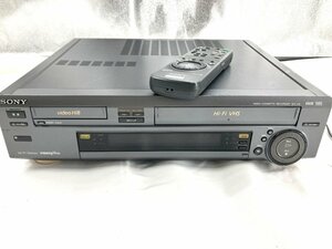 【ト萬】RD420RNX56 SONY Hi8/VHS Wデッキ WV-H4 ソニー ビデオデッキ 通電確認済み