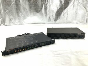 【ト萬】DRD335RNI43 Roland EP-3 エフェクトプロセッサー エフェクター REXER レクサー グラフィックイコライザー REQ-500 2個セット