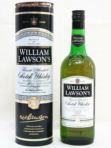 古酒・未開栓【WILLIAM LAWSON'S ウィリアムローソン】Scotch Whisky スコッチウィスキー Finest Blended 1L ケース付