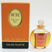 中古・激レア【Christian Dior クリスチャン・ディオール】オリジナルコフレ 化粧ポーチ+デューン DUNE EDT 5ml_画像6