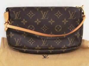 中古・美品【LOUIS VUITTON ルイヴィトン】モノグラム◆ポシェット・アクセソワール◆M51980◆アクセサリーポーチ ミニバッグ