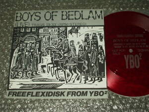 ７”ソノシート★YBO2「BOYS OF BEDLAM (LIVE)」～TRANSRECORDS/北村昌士/NULL/吉田達也/CANIS LUPUS/ASYLUM/SODOM/ZOA