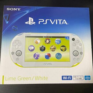 PlayStation Vita （PCH-2000シリーズ） Wi-Fiモデル ライムグリーン/ホワイト