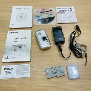 [H11473OR] 1 jpy ~ PENTAX Optio wpi 6.0 Megapixels digital camera electrification has confirmed * battery pack take out .... 