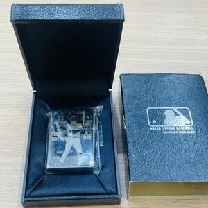 【H11746OR】 1円～ ZIPPO ジッポー NEWYORK YANKEES ニューヨークヤンキース 55 MATSUI HIDEKI 松井秀喜 火花確認済み