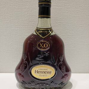 【ND-2656FH】1円スタート Hennessy X.O ヘネシー COGNAC コニャック 金キャップ グリーンボトル 700ml 40% 未開栓 箱付き 洋酒 古酒 お酒の画像2