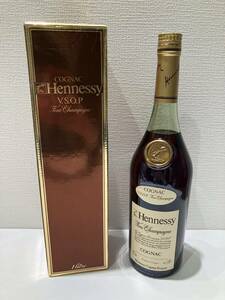 【ND-2855FS】1円スタート Hennessy ヘネシー V.S.O.P コニャック ファインシャンパーニュ 1000ml 40% 未開栓 洋酒 古酒 お酒 箱付 保管品