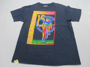 Z6160 free shipping [ Vintage 70 80 90s ONEITA power :M]BICYCLE CLASSIC short sleeves T-shirt USA made 