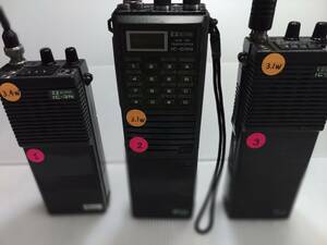 ICOM made IC-03N IC-3N IC-3N total 3 pcs,100v supply of electricity pack attaching ( sending output image equipped )