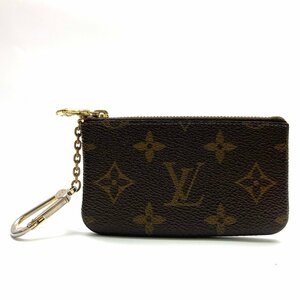 *rm) LOUIS VUITTON ルイヴィトン モノグラム ポシェット クレ M62650 コインケース キーリング ※中古 保管品 ゆうパケット300円